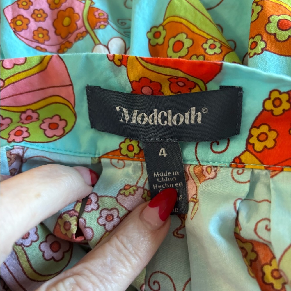 MODCLOTH Marisol Ladybug Skirt - Picture 4 of 9